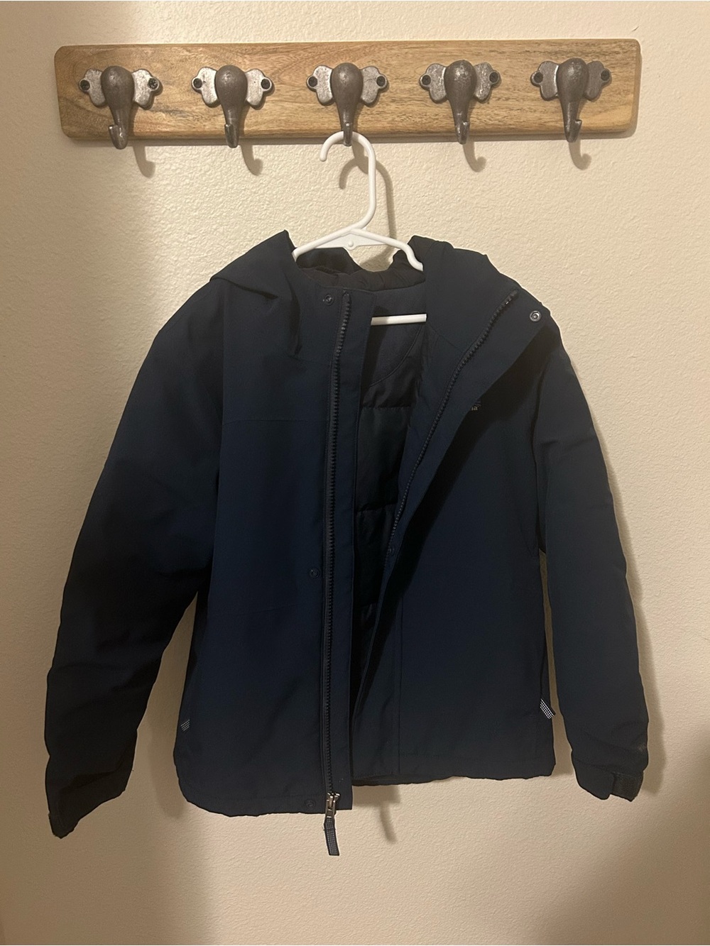 Patagonia Navy Hooded Winter Jacket